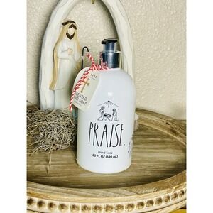 Rae Dunn Praise Soap Winter Pine 20 oz